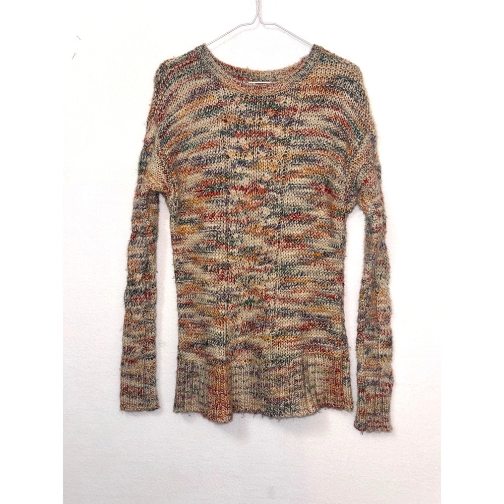 AMERICAN EAGLE OUTFITTERS Women Sz S Small-  L/S  Multi-Color Knit‎ Sweater
